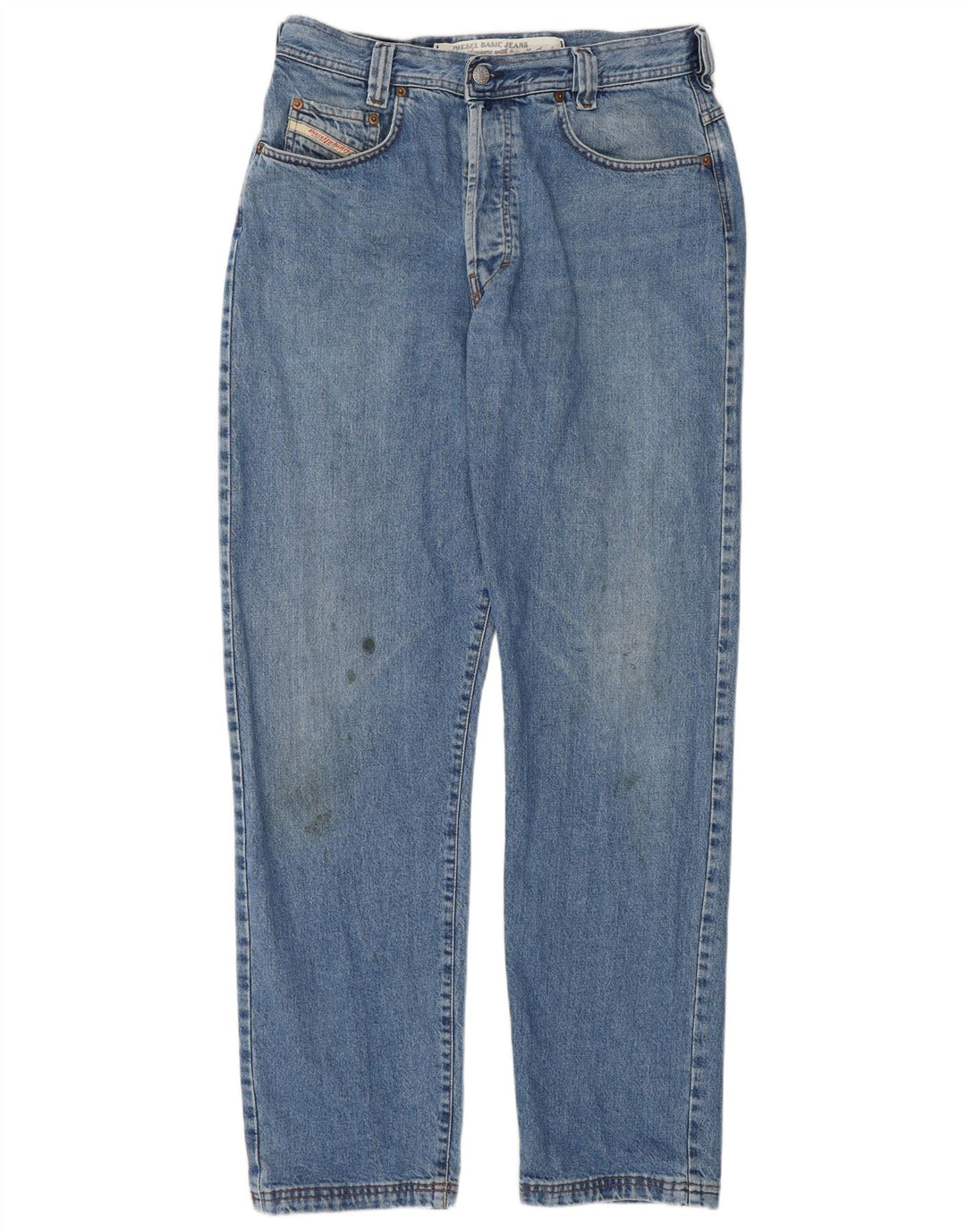 DIESEL Mens Straight Jeans W33 L34 Blue Classic