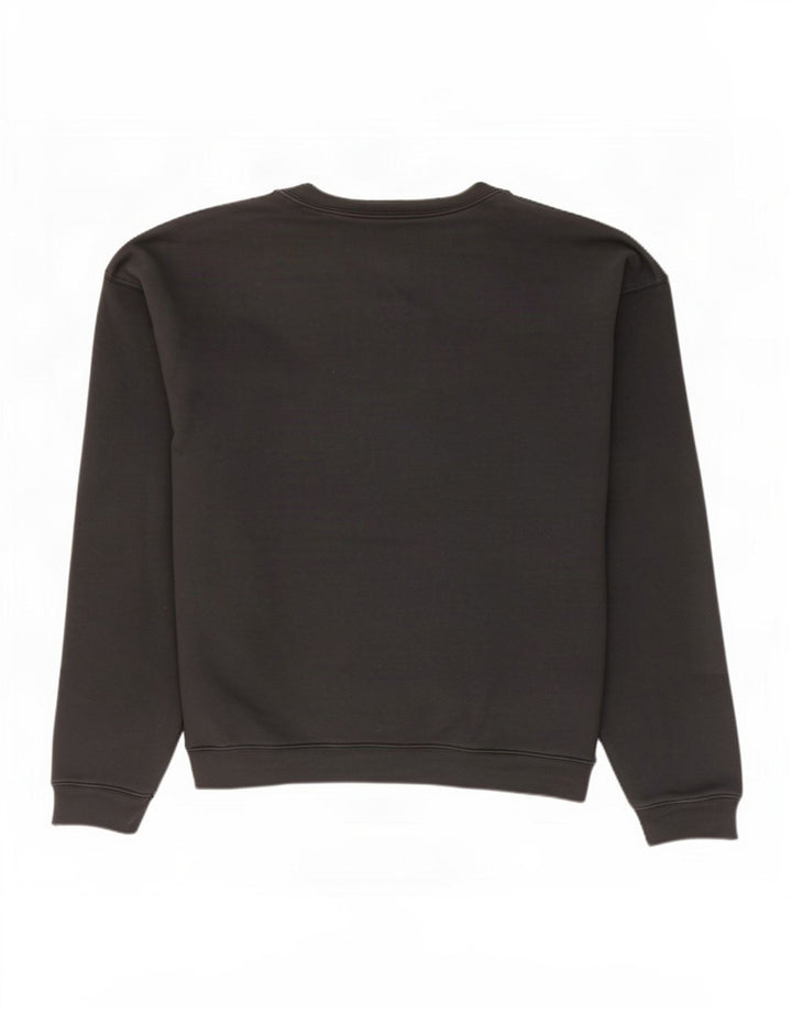 Zara Mens Loose Fit Sweatshirt Jumper Large Black Cotton