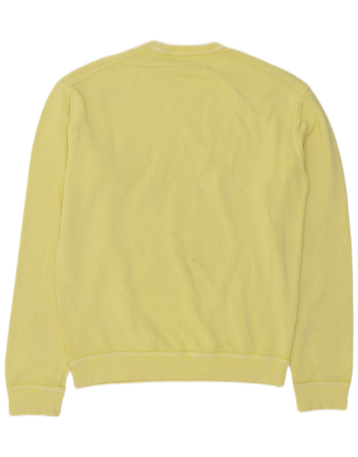 Dsquared2 Felpa grafica da uomo Maglione grande cotone giallo