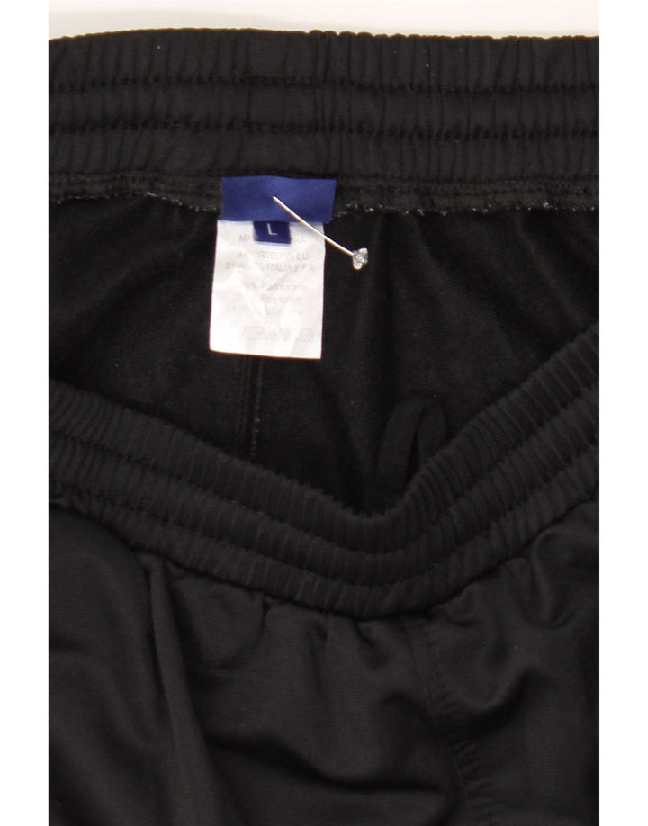 ASICS Boys Tracksuit Trousers 15-16 Years Large  Black Polyester Vintage Asics and Second-Hand Asics from Messina Hembry 