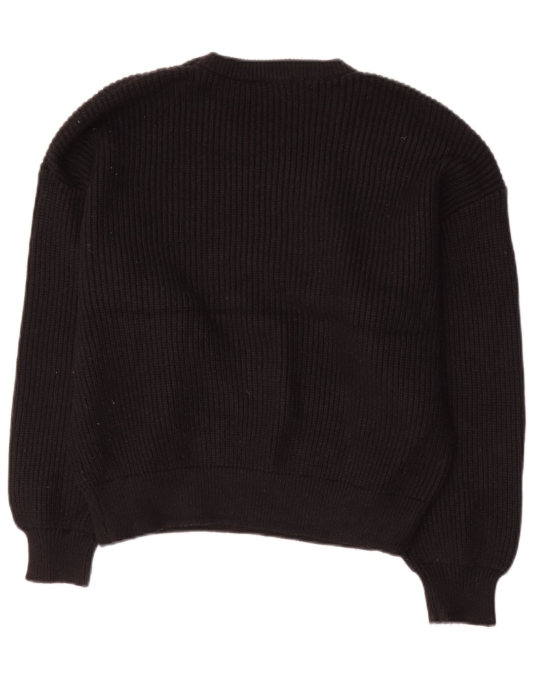 Zara dametrøjetrøje med rund hals DK 14 Medium Sort viskose