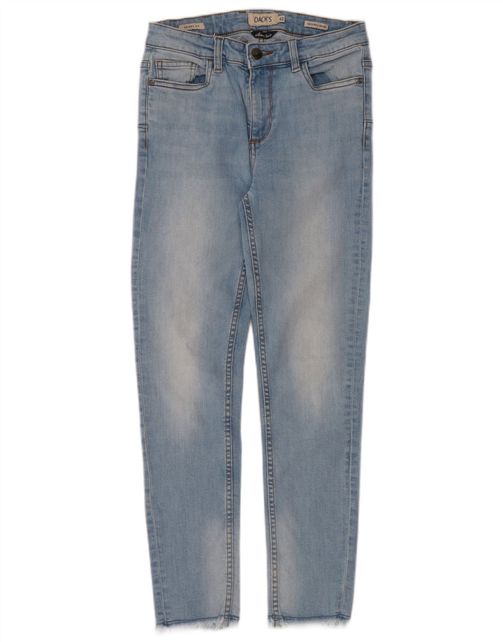 Dack's Womens Skinny Jeans IT 42 Medium W28 L26 Blue Cotton