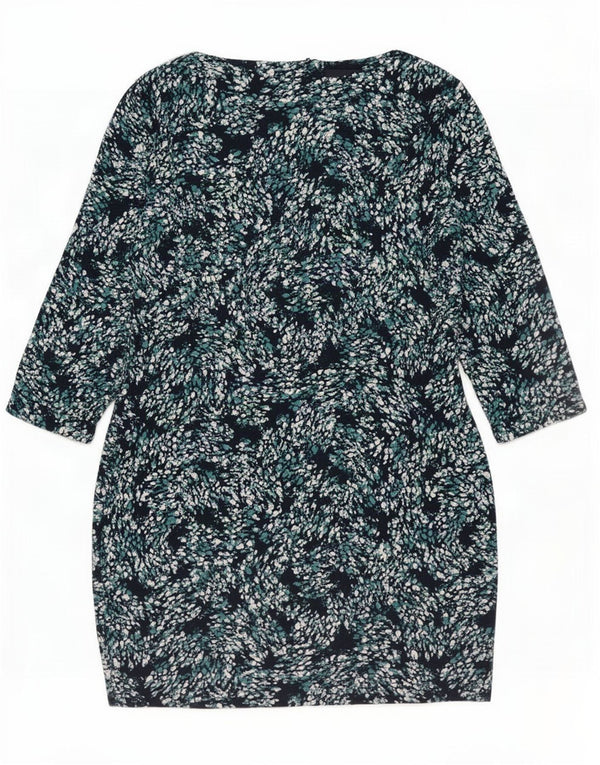 Abito basic da donna Marks & Spencer UK 12 medio blu navy maculato