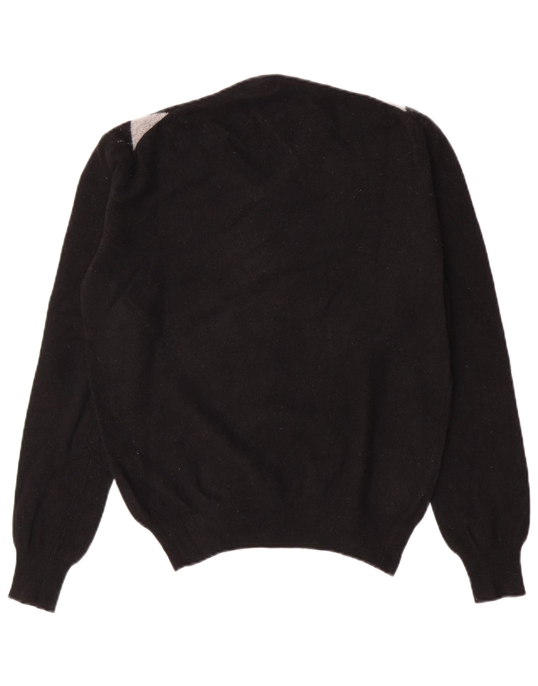 Kappa Herre V-hals sweater Medium Sort Argyle/Diamond