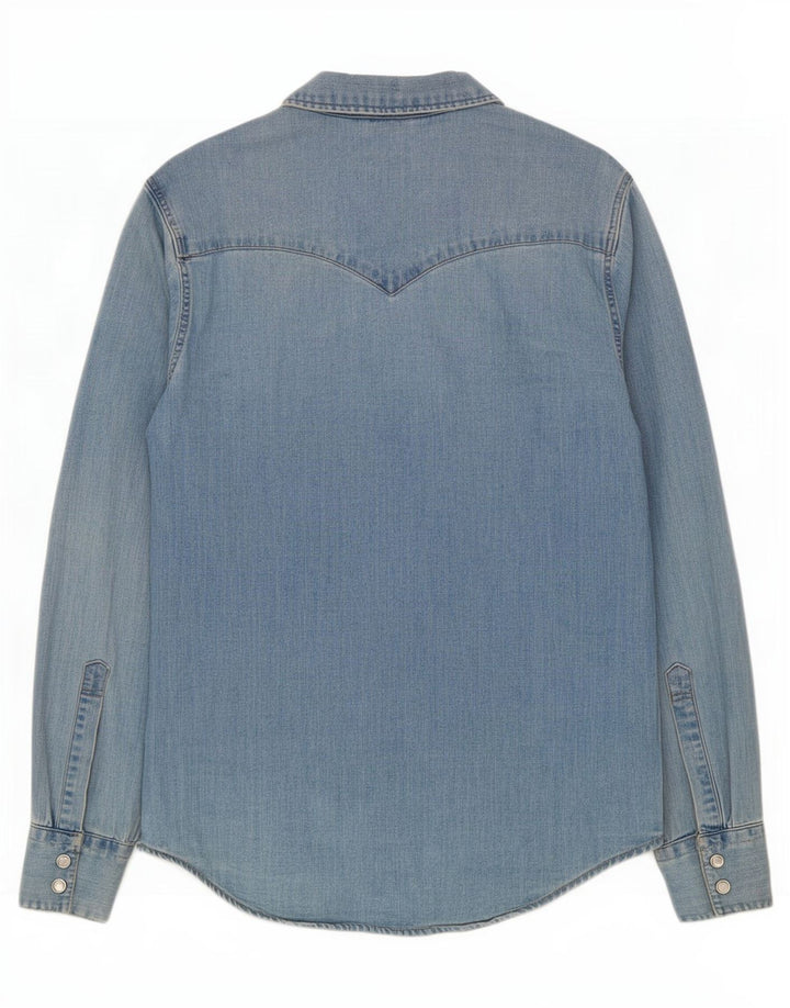 Ανδρικό τζιν πουκάμισο Levi's XS Blue