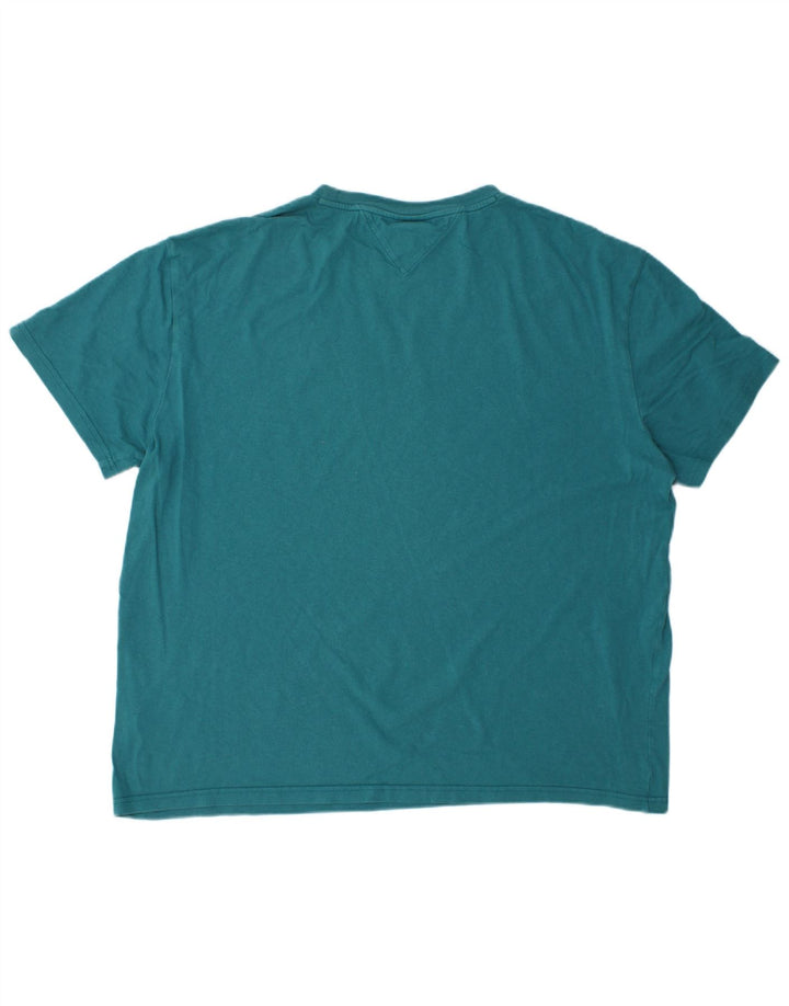 Tommy Hilfiger Herre Grafisk T-Shirt Top XL Blå