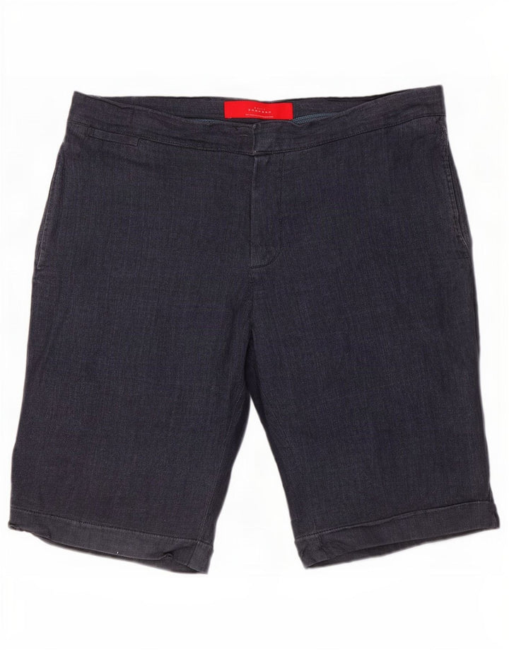 Zara Mens Chino Shorts Grande W34 Azul Marino