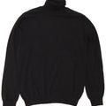 French Connection Damen-Pullover mit Rollkragen, UK-Gr. 14, mittelschwarz, Baumwolle