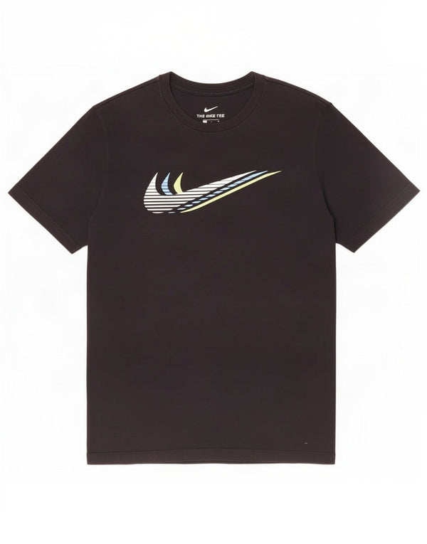 Nike Mens Graphic T-Shirt Top Medium Black