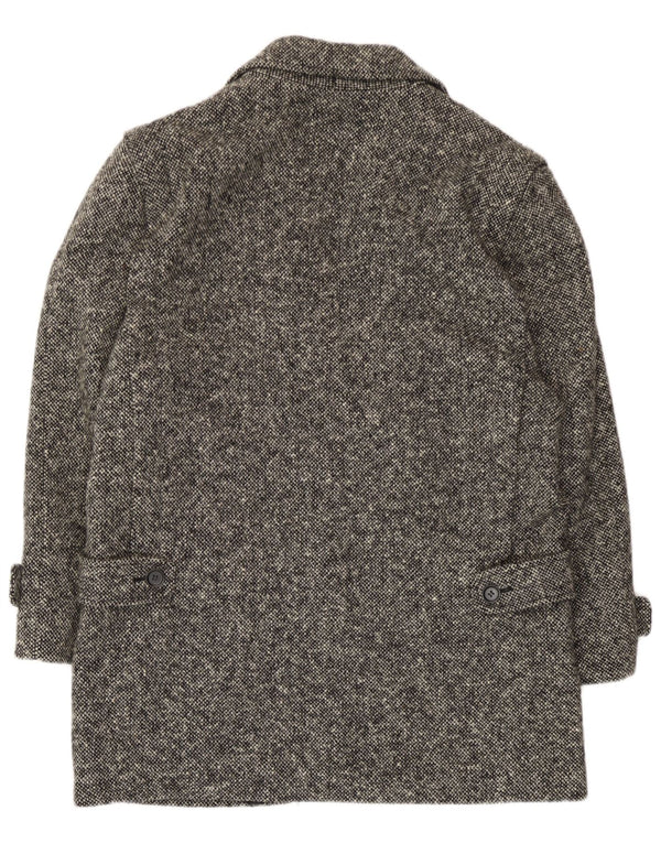 Sobretudo feminino vintage UK 14 cinza médio
