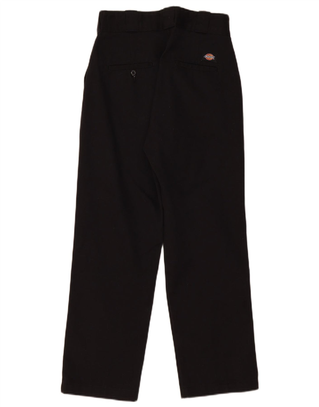 Dickies Womens Straight Chino Trousers W26 L26 Black Polyester