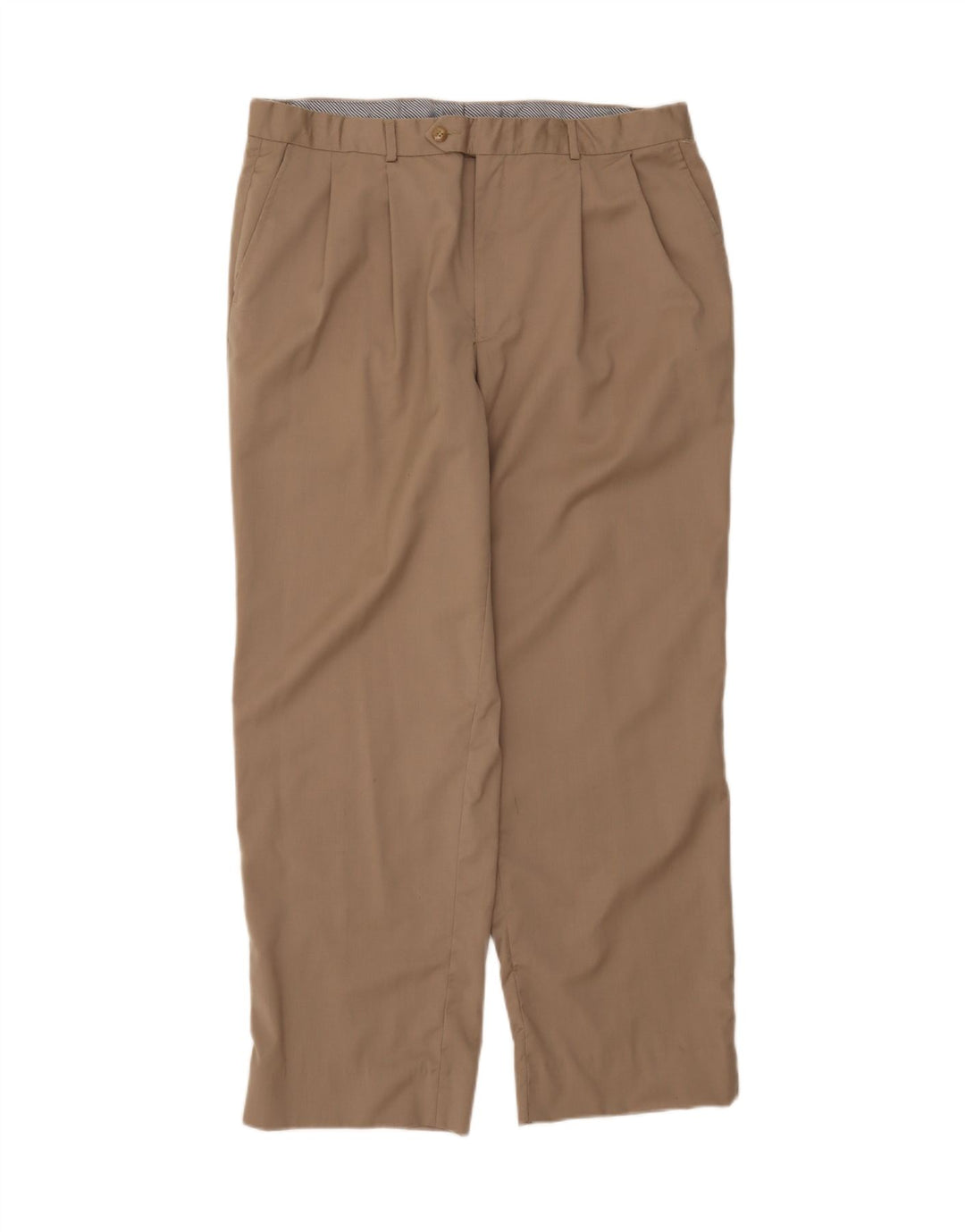 IZOD Mens Pegged Suit Trousers W36 L29 Brown Vintage Izod and Second-Hand Izod from Messina Hembry 