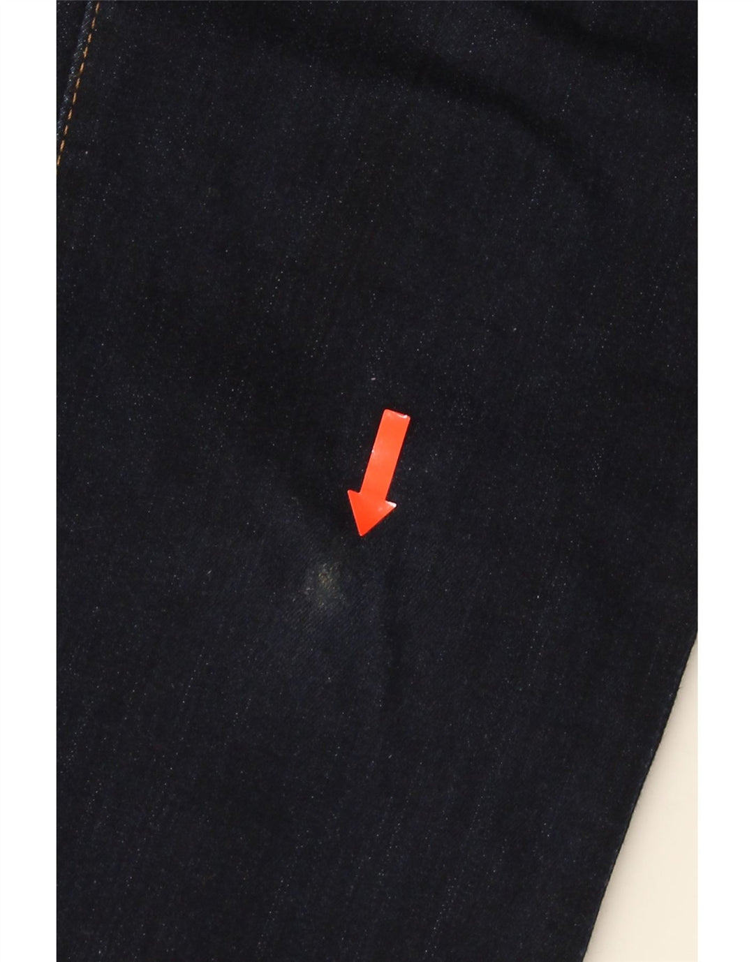 Levi's Womens 714 Straight Jeans W29 L31 Navy Blue Cotton