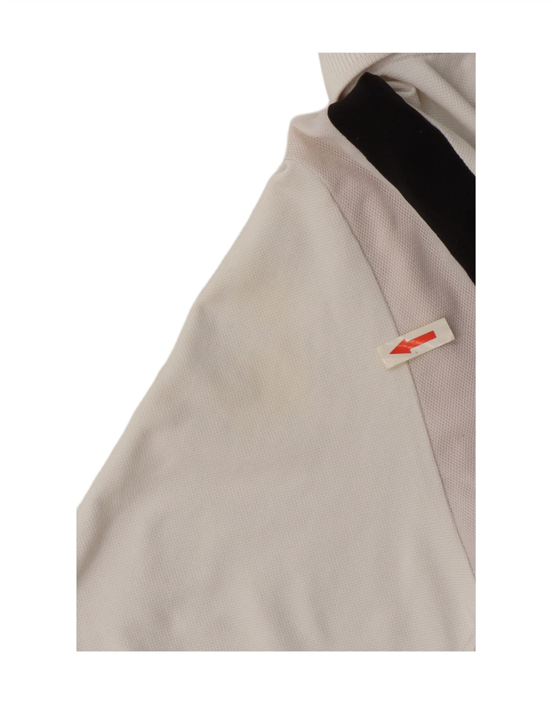 Lotto Mens Polo Shirt Large White Colourblock Nylon