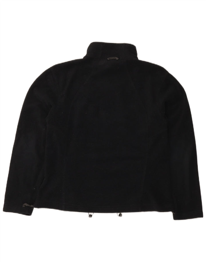 Jack Wolfskin Dame Liner Fleece Jakke UK 16 Stor Sort Polyester