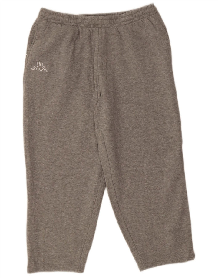 Kappa Mens Tracksuit Trousers 2XL  Grey Flecked Cotton