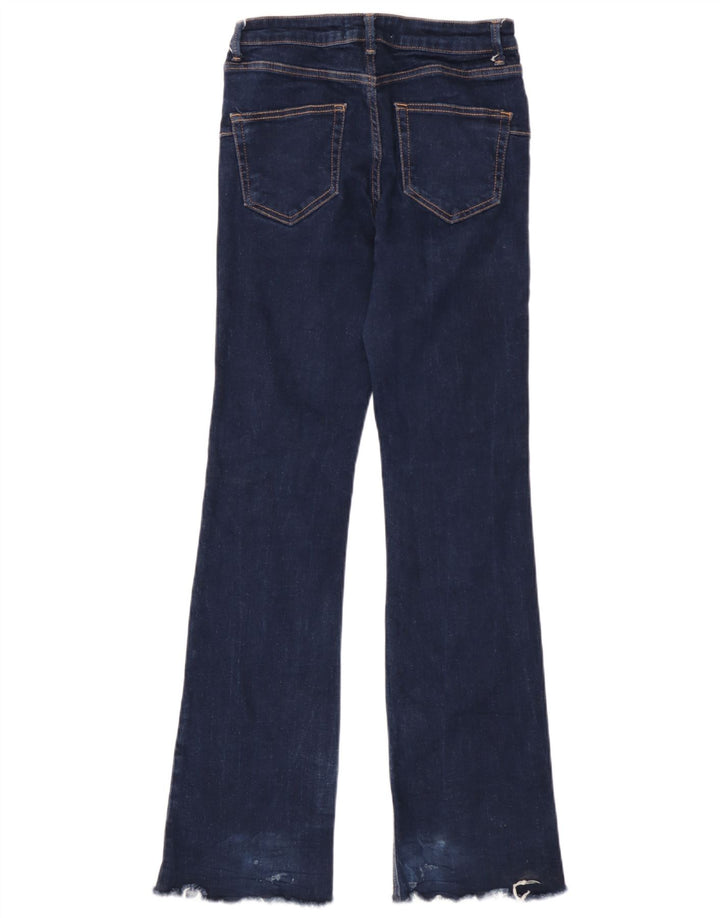 Zara Womens Flared Jeans EU 38 Small W28 L33 Blue Cotton