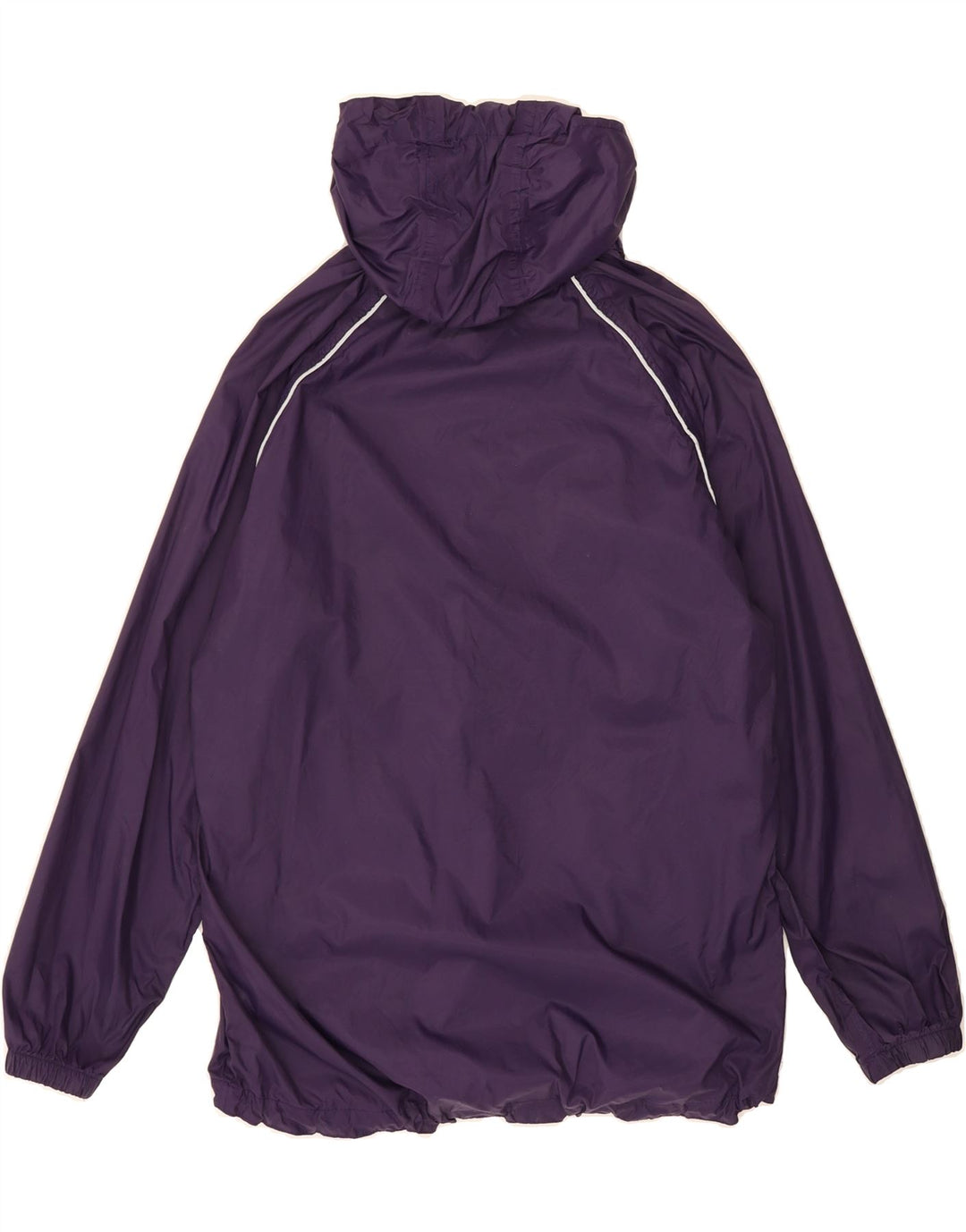 MOUNTAIN WAREHOUSE Womens Hooded Rain Jacket UK 12 Medium Purple Nylon Vintage Mountain Warehouse and Second-Hand Mountain Warehouse from Messina Hembry 