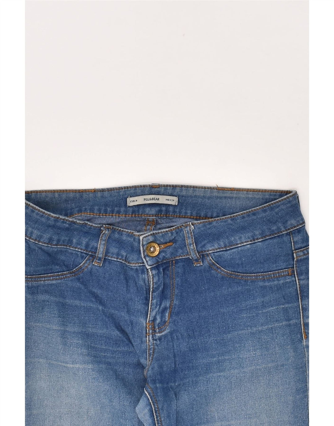 PULL & BEAR Womens Skinny Jeans EU 34 XS W24 L27 Blue | Vintage Pull & Bear | Thrift | Second-Hand Pull & Bear | Used Clothing | Messina Hembry 