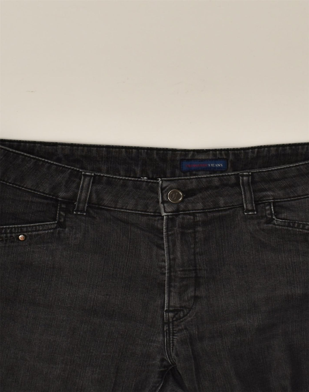 TRUSSARDI Womens Slim Jeans W30 L26 Grey Cotton | Vintage Trussardi | Thrift | Second-Hand Trussardi | Used Clothing | Messina Hembry 