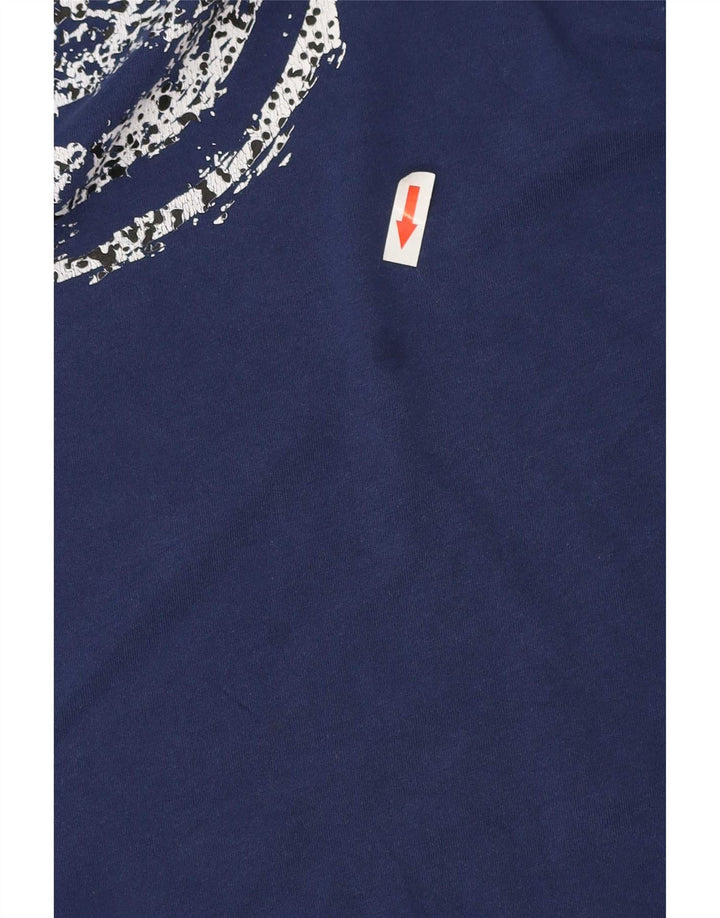 T-shirt grafica da uomo con vestibilità regolare Colmar, blu medio