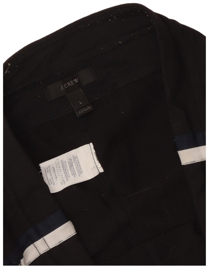 J. Crew Womens Tracksuit Trousers UK 16 Large  Black Nylon