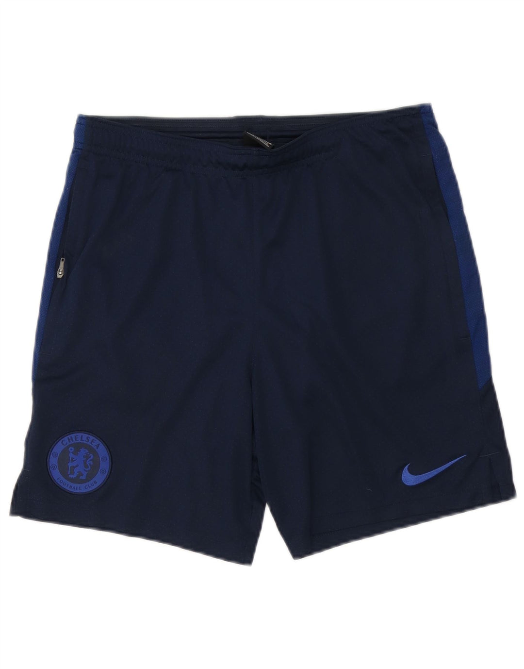 Nike Mens Chelsea FC Sport Shorts Medium Navy Blue Polyester