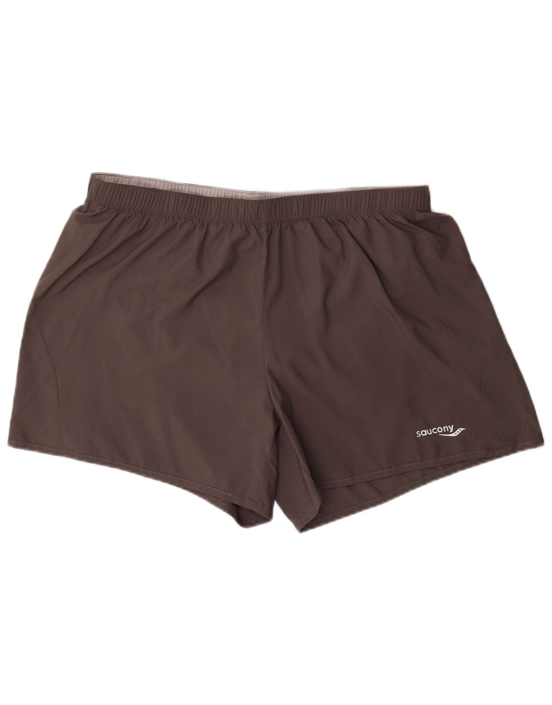 Saucony Herren Sport Shorts XL Grau Polyester
