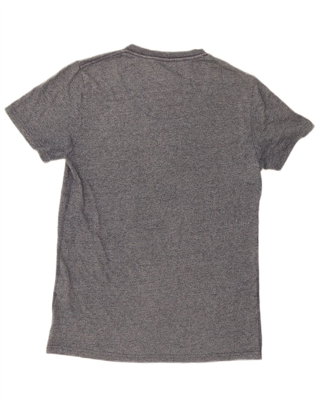 Superdry Mens T-Shirt Top Small Grey Flecked Cotton