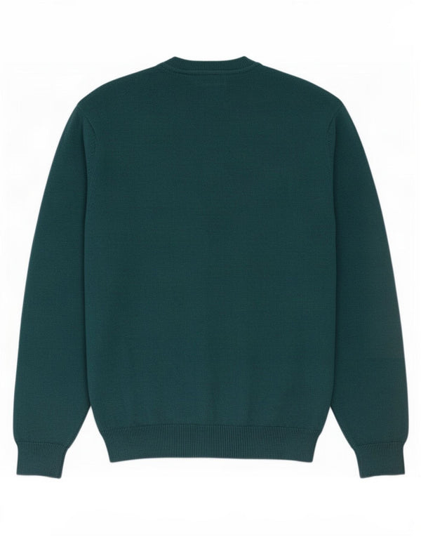 Marks & Spencer férfi V-nyakú pulóver XL zöld pamut