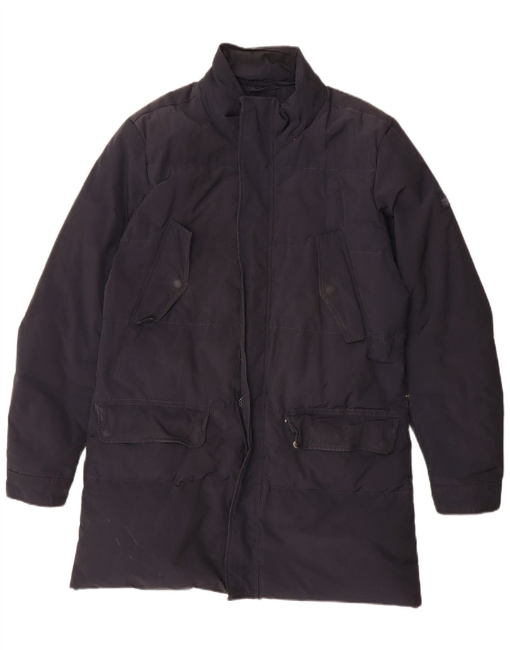 Woolrich Herre Polstret Frakke UK 38 Medium Navy Blue