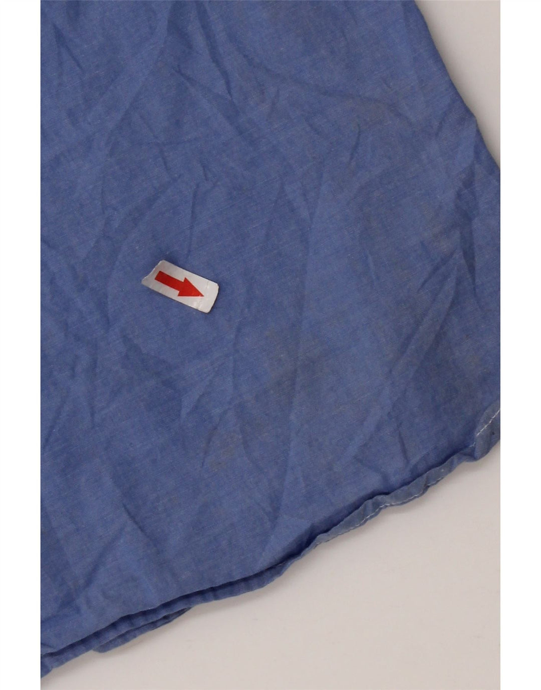 Superdry Mens Short Sleeve Shirt Medium Blue Cotton