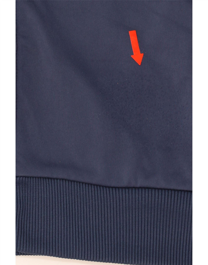 PUMA Mens Tracksuit Top Jacket Large Navy Blue Colourblock Vintage Puma and Second-Hand Puma from Messina Hembry 