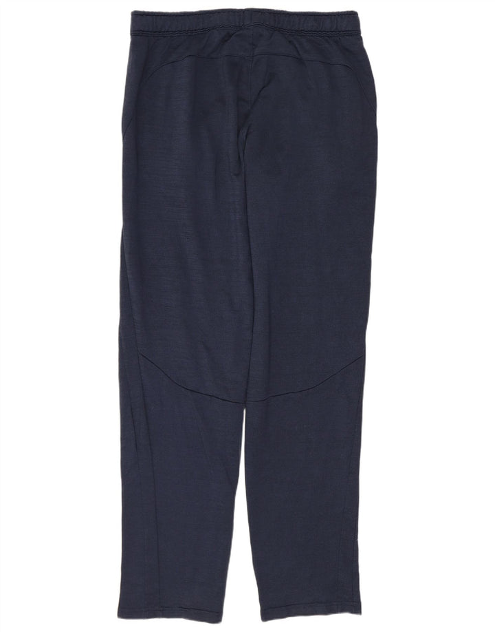 RUSSELL ATHLETIC Mens Tracksuit Trousers Medium  Navy Blue Polyester