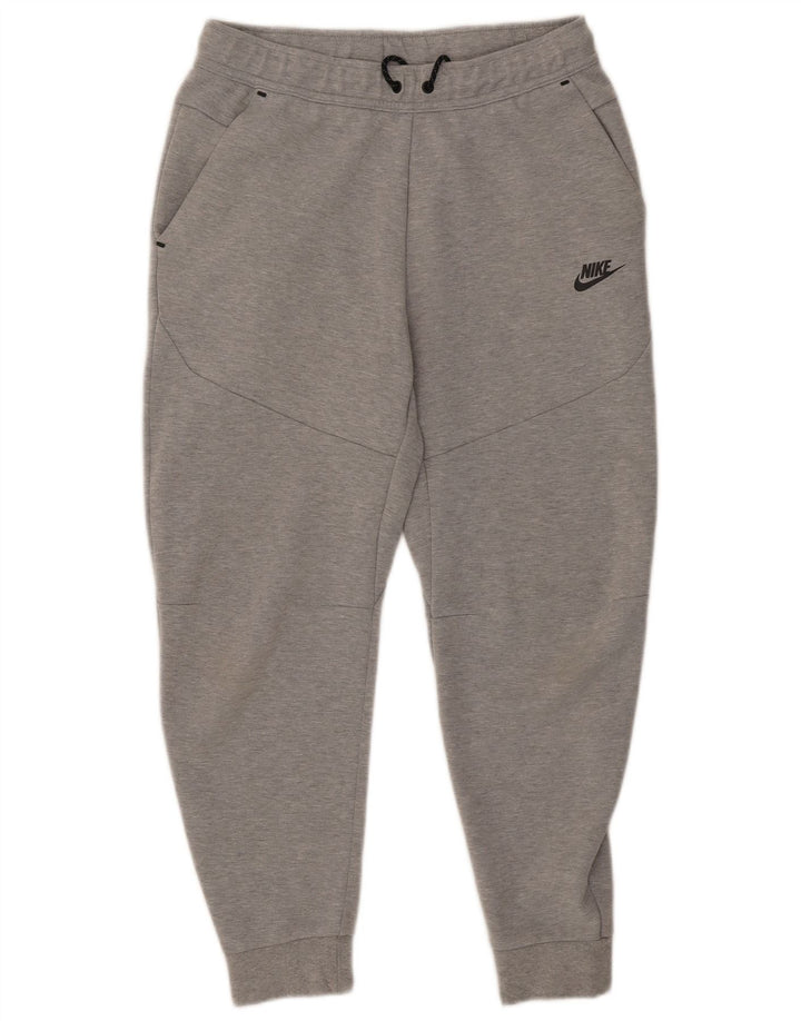Nike Mens Tracksuit Trousers Joggers Medium Grey Flecked Cotton