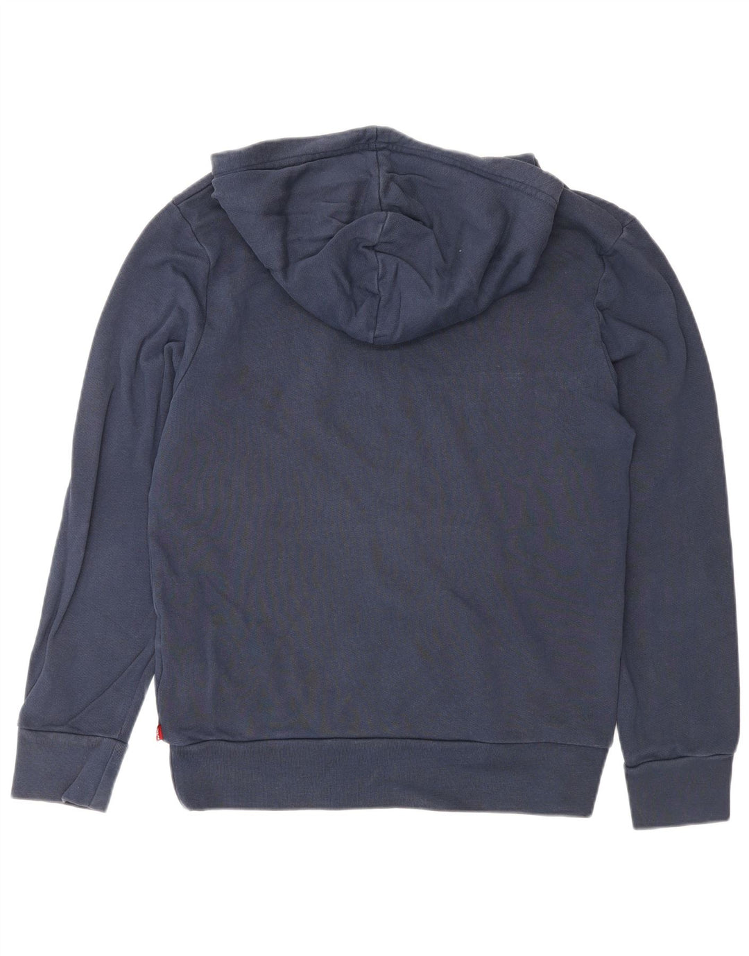 Levi's Mens Graphic Hoodie Jumper Small Navy Blue Cotton