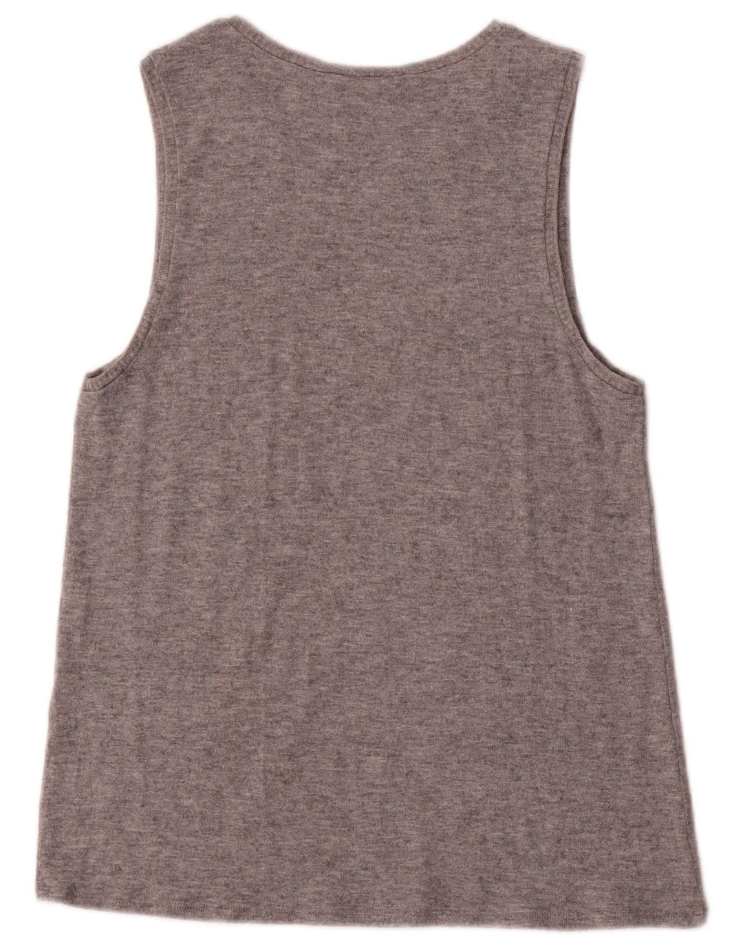 Zara Womens Vest Top UK 12 Medium Grey Flecked