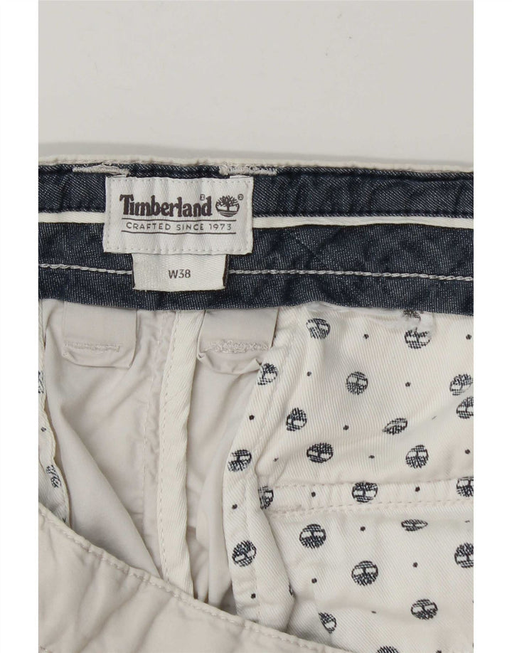 Timberland Mens Chino Shorts W38 XL White