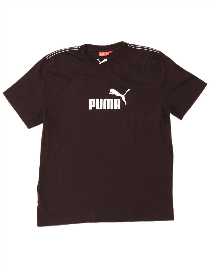 Puma Mens Graphic T-Shirt Top Large Black