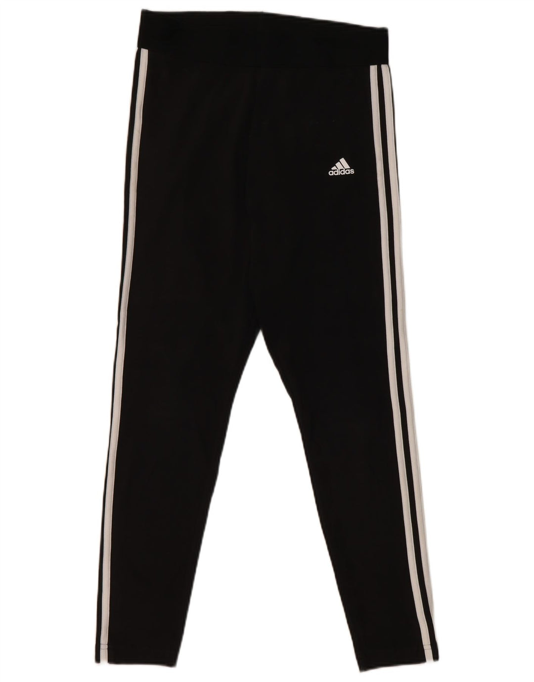 Adidas Dame Leggings UK 12/14 Medium Sort Bomuld