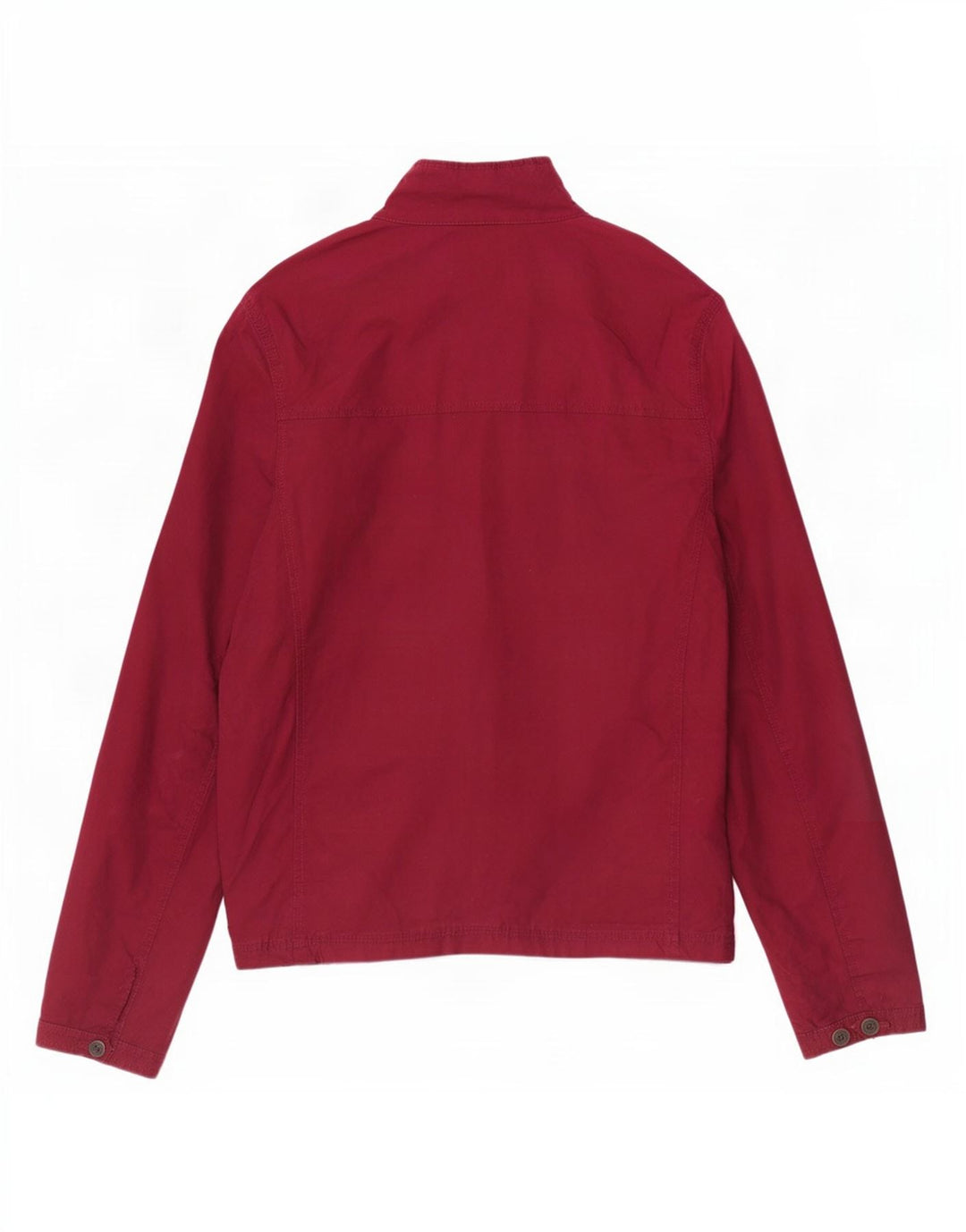 Tommy Hilfiger Ανδρικό Bomber Jacket UK 38 Medium Burgundy Cotton