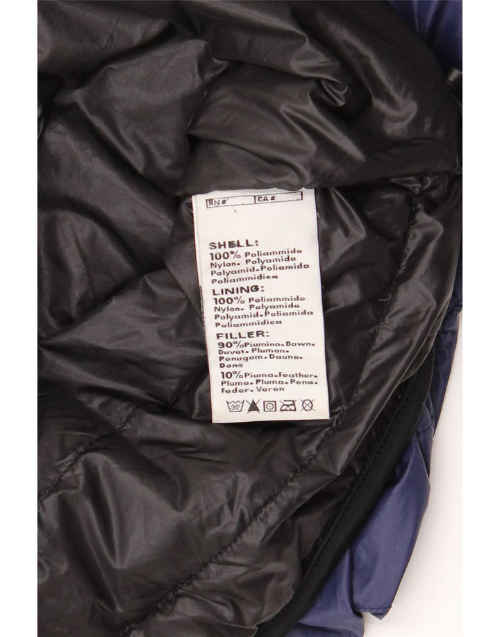 Kappa Veste matelassée pour homme UK 40 Large Bleu Marine Polyamide