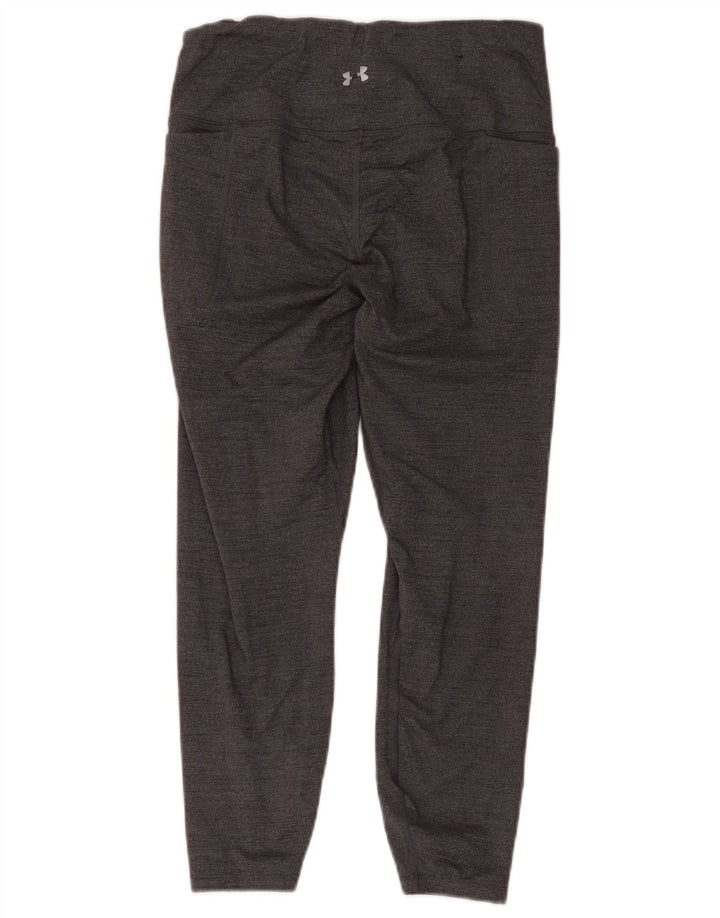 Under Armour Womens Capri Leggings UK 12 Medium Grey