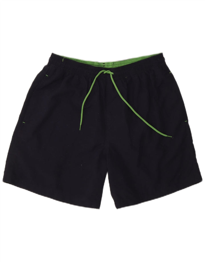 Marks & Spencer Herren-Badeshorts, mittelgroß, marineblau, Polyester