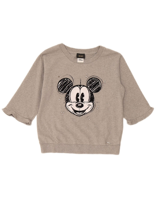 Liu Jo Γυναικεία φούτερ Disney Graphic Jumper UK 10 Small Grey Flecked