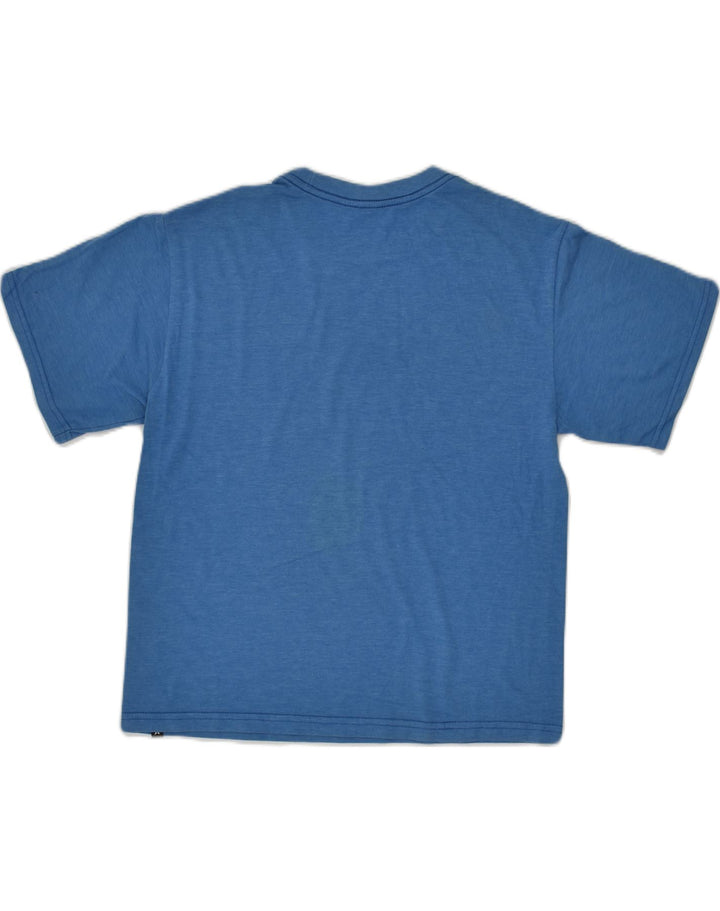 HURLEY Womens Graphic T-Shirt Top UK 14 Large Blue Cotton | Vintage Hurley | Thrift | Second-Hand Hurley | Used Clothing | Messina Hembry 