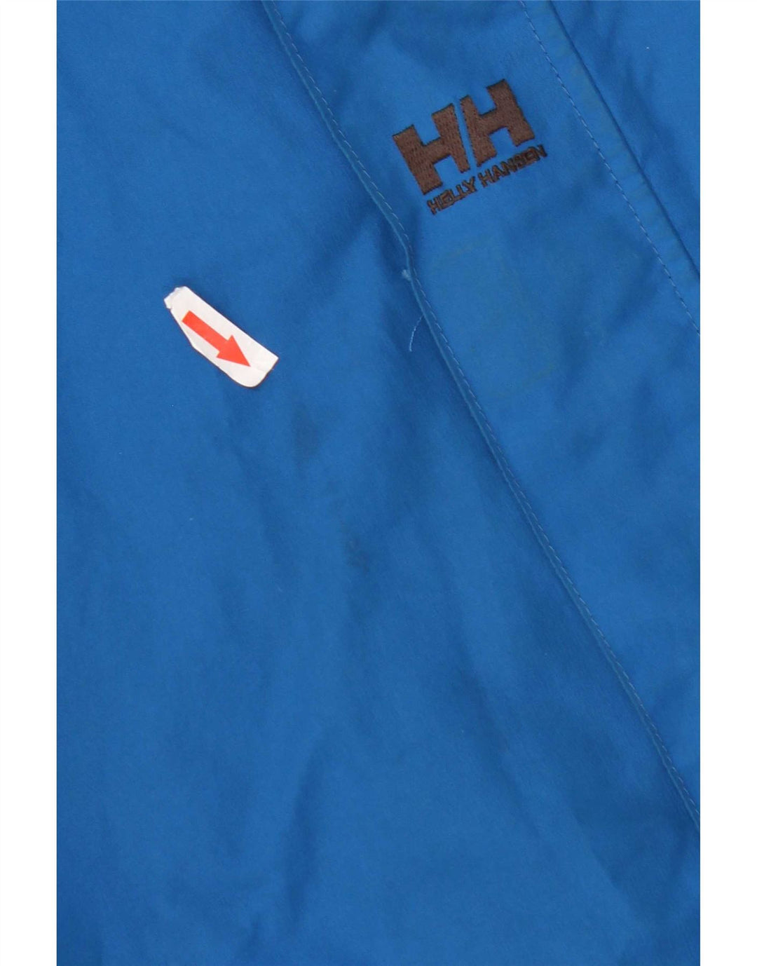 Helly Hansen Jungen-Regenjacke mit grafischer Kapuze, 13–14 Jahre, blaues Polyester