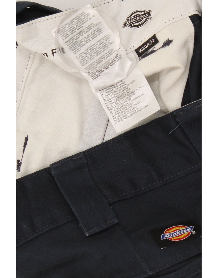 DICKIES Slim Fit Chinobukser til mænd W30 L26 Marineblå polyester