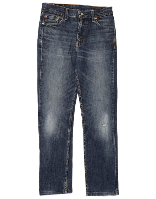 Levi's Mens 511 Distressed Slim Jeans W30 L29 Blue Cotton