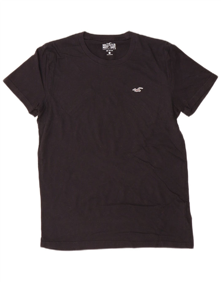 HOLLISTER Mens T-Shirt Top Small Black Cotton
